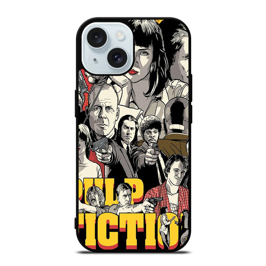 PULP FICTION POSTER iPhone 15 Case Cover