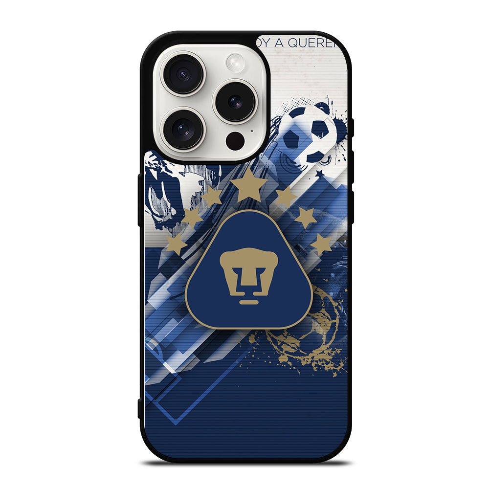 PUMAS UNAM CLUB DE FOOTBALL 2 iPhone 15 Pro Case Cover