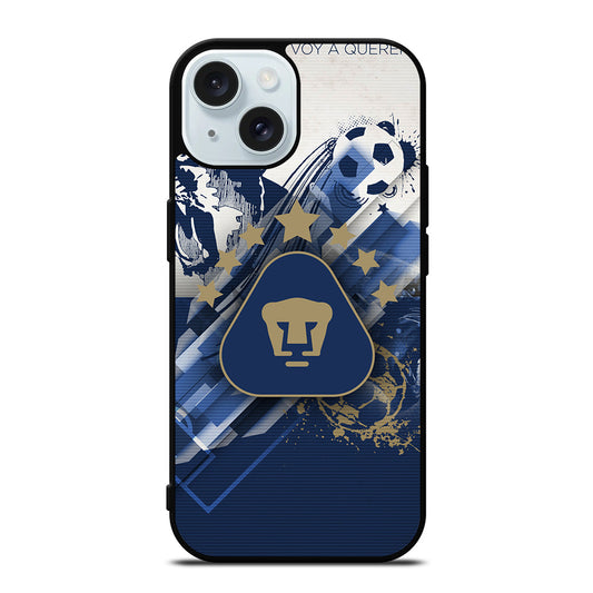 PUMAS UNAM CLUB DE FOOTBALL 2 iPhone 15 Case Cover