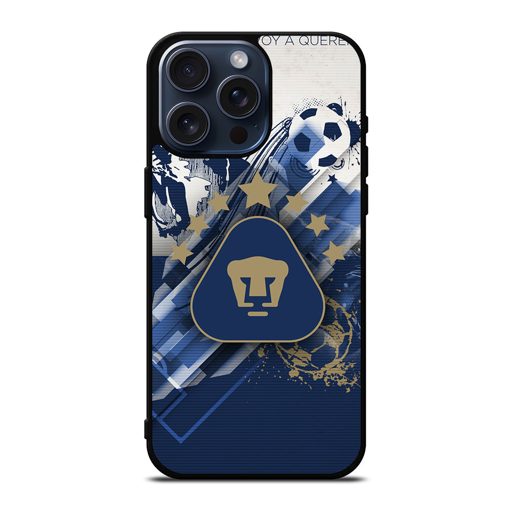 PUMAS UNAM CLUB DE FOOTBALL 2 iPhone 15 Pro Max Case Cover