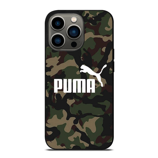 PUMA CAMO LOGO iPhone 13 Pro Case Cover
