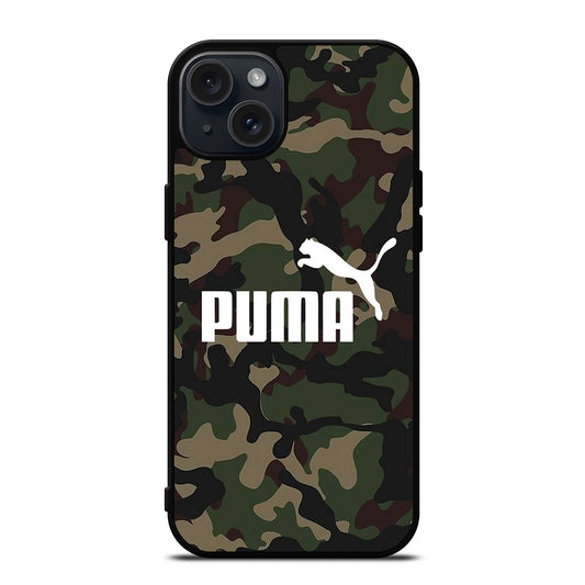 PUMA CAMO LOGO iPhone 15 Plus Case Cover