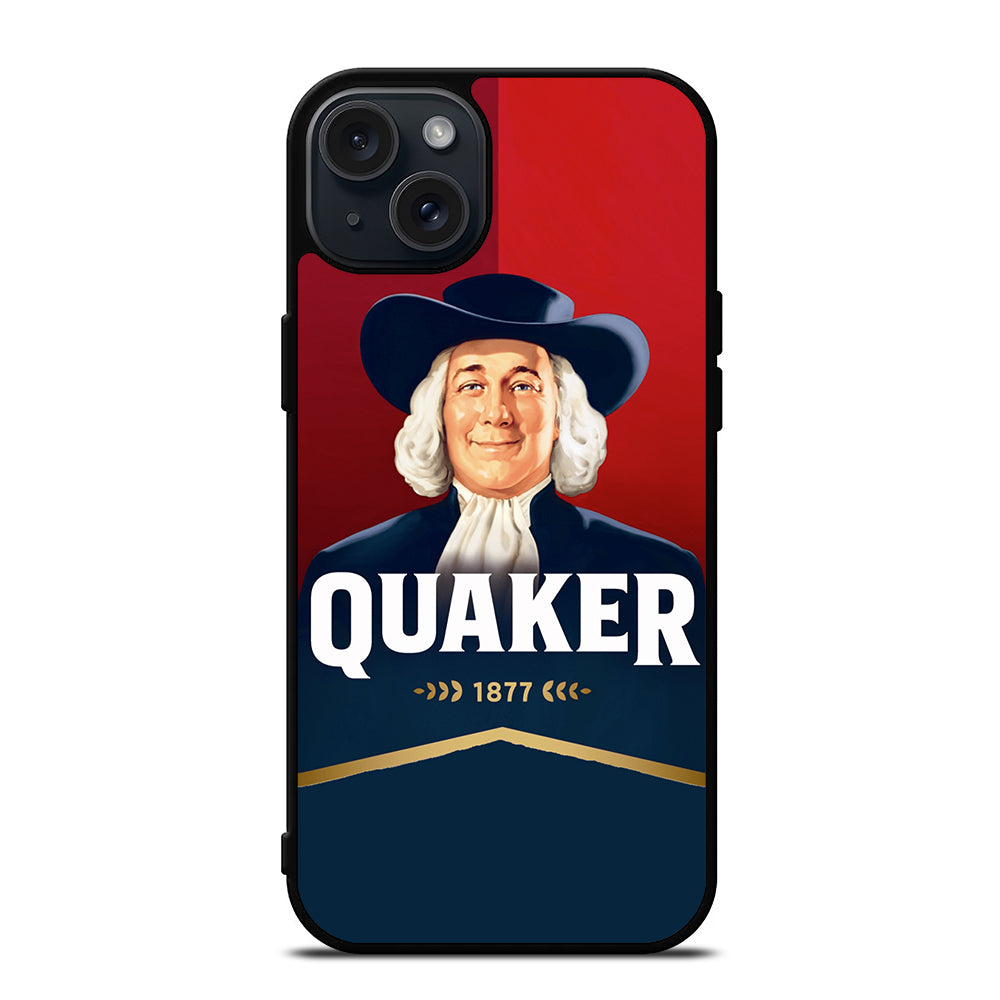 QUAKER OAT LOGO iPhone 15 Plus Case Cover