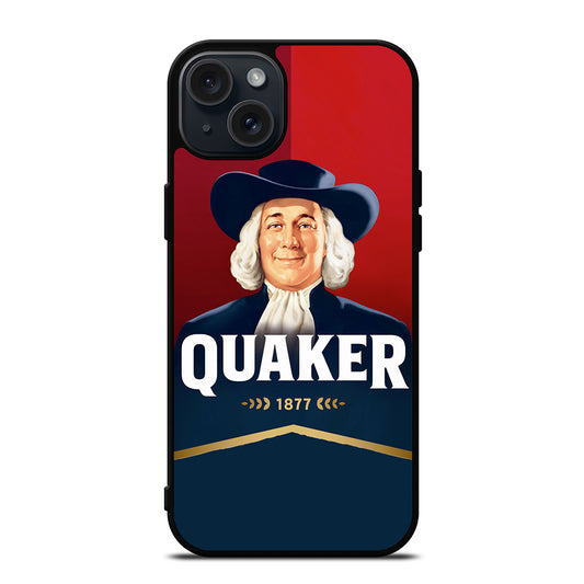 QUAKER OAT LOGO iPhone 15 Plus Case Cover