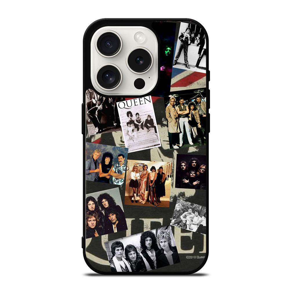 QUEEN BAND COLLAGE iPhone 15 Pro Case Cover