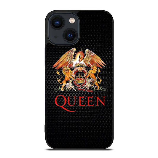 QUEEN BAND METAL LOGO iPhone 14 Plus Case Cover