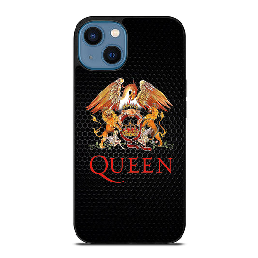 QUEEN BAND METAL LOGO iPhone 14 Case Cover