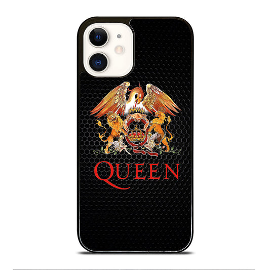 QUEEN BAND METAL LOGO iPhone 12 Case Cover