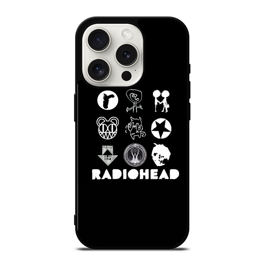 RADIOHEAD BAND LOGO iPhone 15 Pro Case Cover