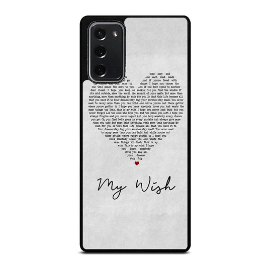 RASCAL FLATTS BAND LYRIC Samsung Galaxy Note 20 Case Cover