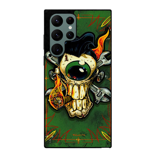 RAT FINK SKULL Samsung Galaxy S22 Ultra Case Cover