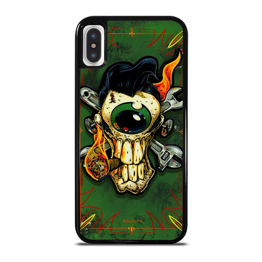 RAT FINK SKULL iPhone X / XS Case Cover