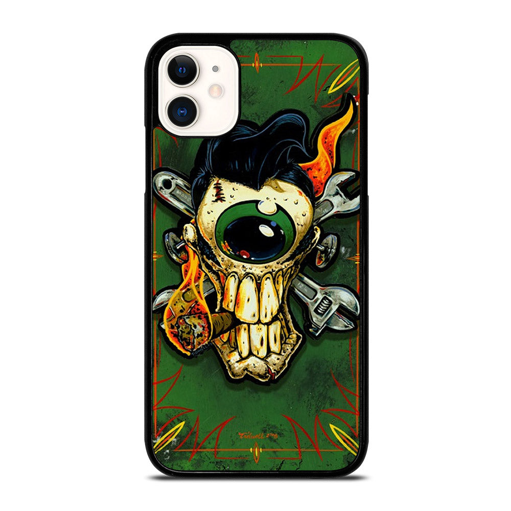 RAT FINK SKULL iPhone 11 Case Cover