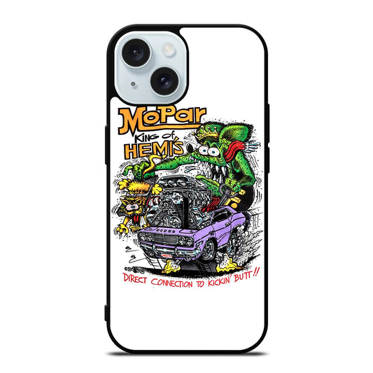 RAT FINK MOPAR KING OF HEMIS iPhone 15 Case Cover