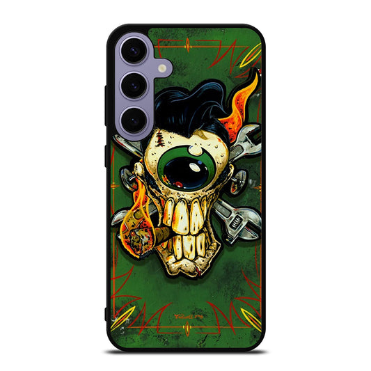 RAT FINK SKULL Samsung Galaxy S24 Plus Case Cover