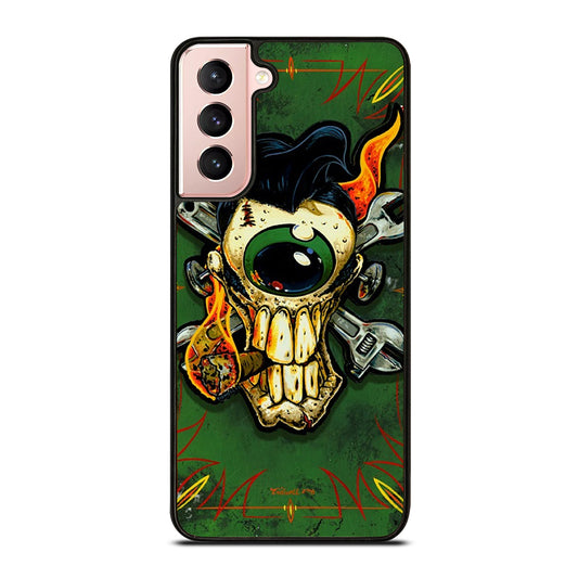 RAT FINK SKULL Samsung Galaxy S21 Case Cover