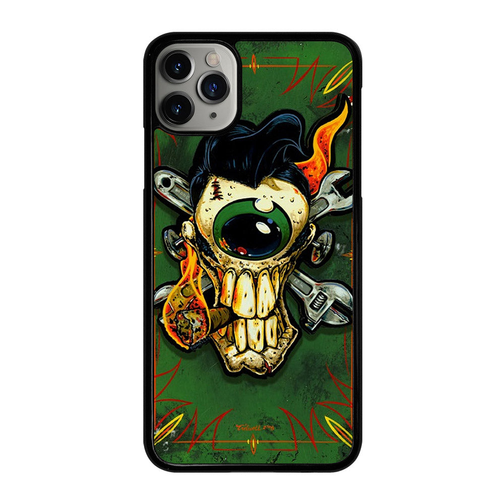RAT FINK SKULL iPhone 11 Pro Max Case Cover