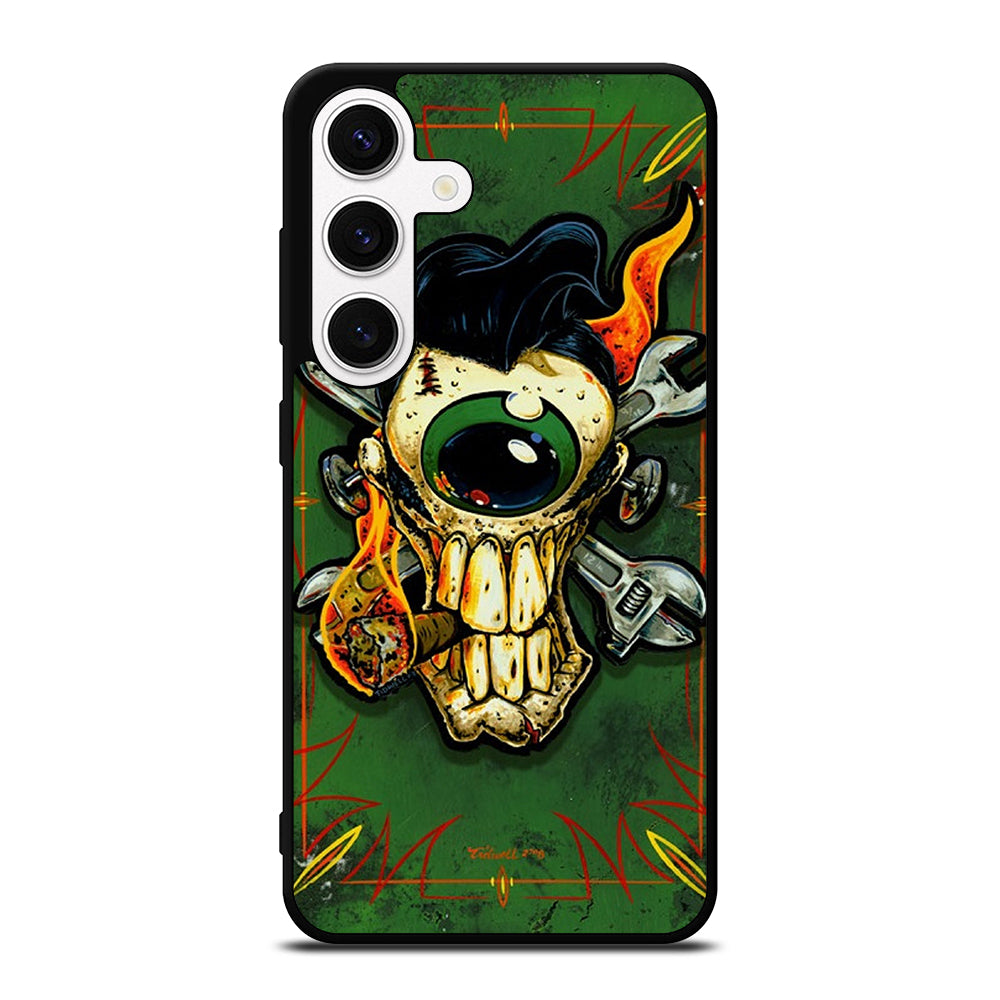 RAT FINK SKULL Samsung Galaxy S24 Case Cover