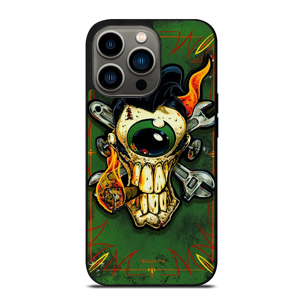 RAT FINK SKULL iPhone 13 Pro Case Cover
