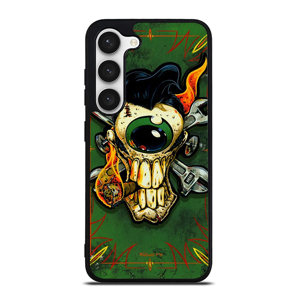 RAT FINK SKULL Samsung Galaxy S23 Case Cover