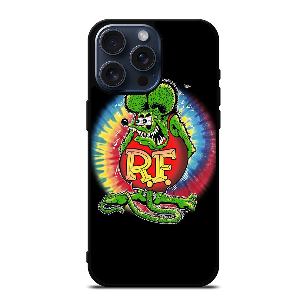 RAT FINK TIE DYE iPhone 15 Pro Max Case Cover