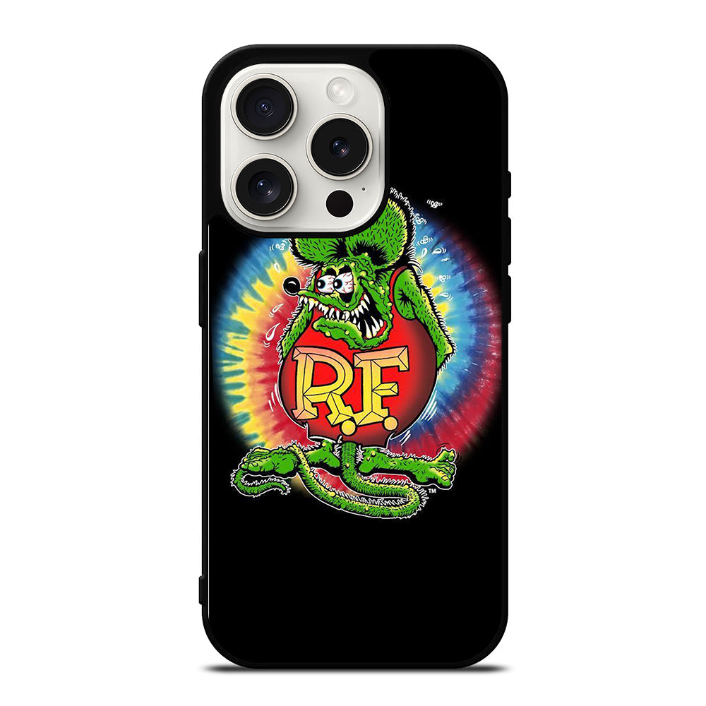 RAT FINK TIE DYE iPhone 15 Pro Case Cover