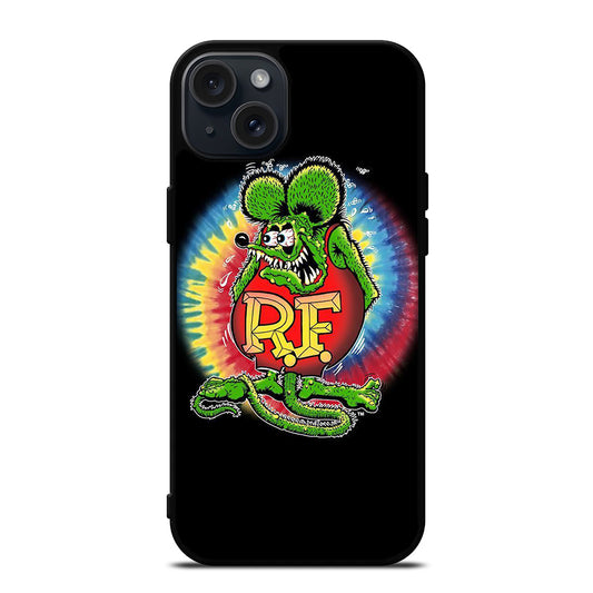 RAT FINK TIE DYE iPhone 15 Plus Case Cover