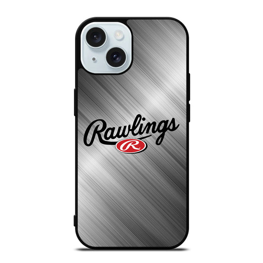 RAWLINGS SPORTSWEAR METAL LOGO iPhone 15 Case Cover