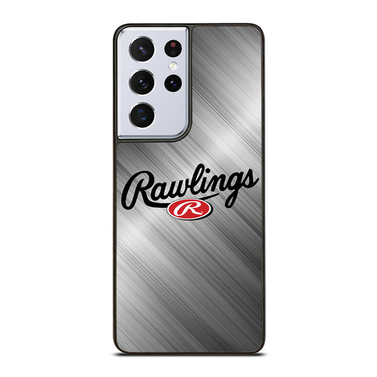 RAWLINGS SPORTSWEAR METAL LOGO Samsung Galaxy S21 Ultra Case Cover