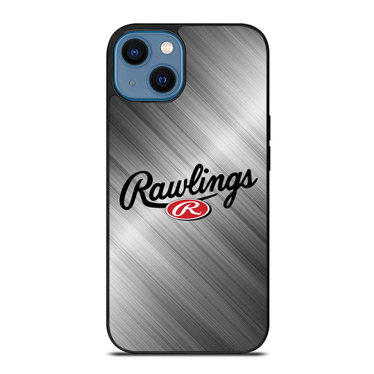 RAWLINGS SPORTSWEAR METAL LOGO iPhone 14 Case Cover