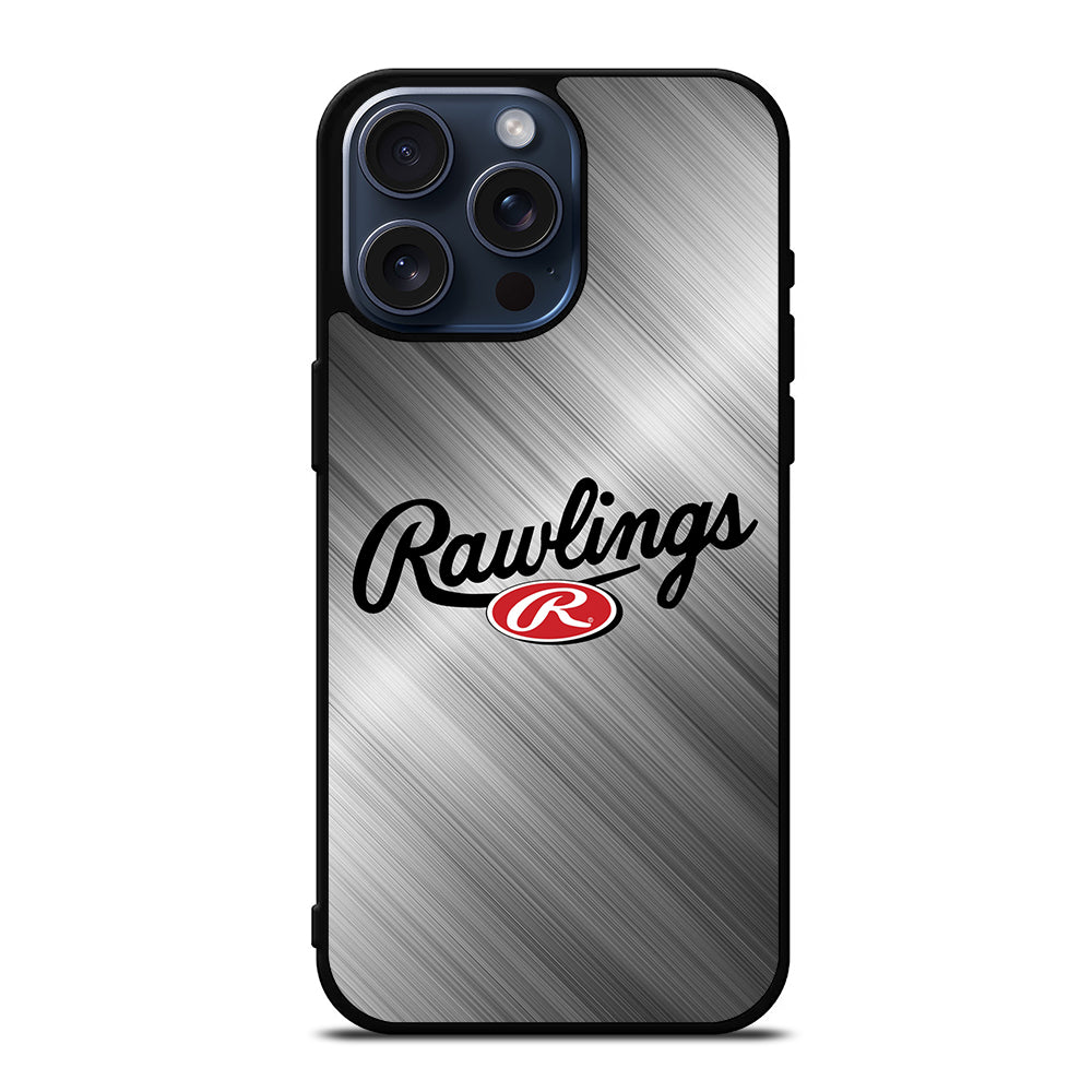 RAWLINGS SPORTSWEAR METAL LOGO iPhone 15 Pro Max Case Cover
