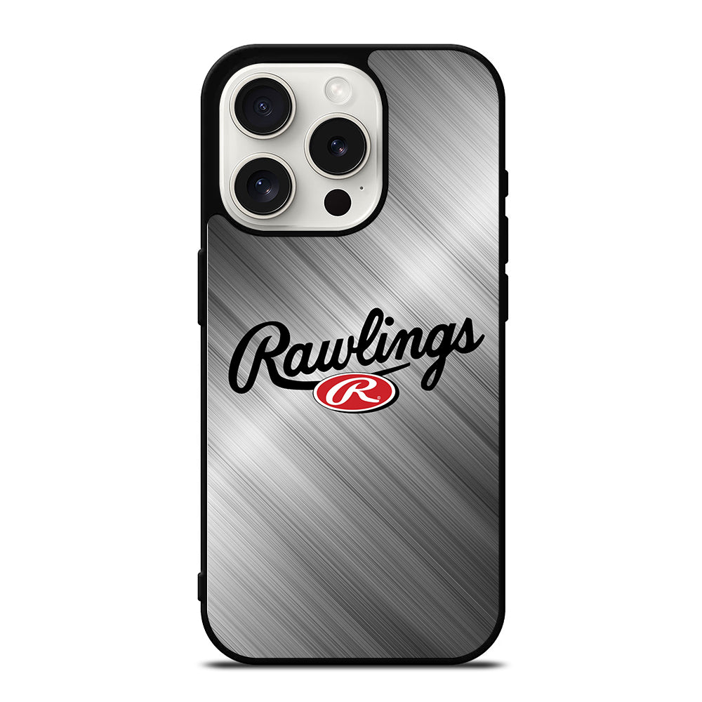 RAWLINGS SPORTSWEAR METAL LOGO iPhone 15 Pro Case Cover