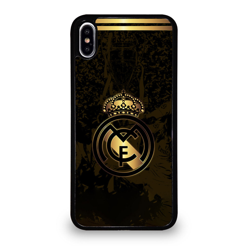 REAL MADRID FC GOLD LOGO iPhone XS Max Case Cover