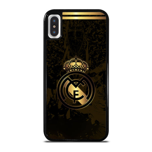 REAL MADRID FC GOLD LOGO iPhone X / XS Case Cover