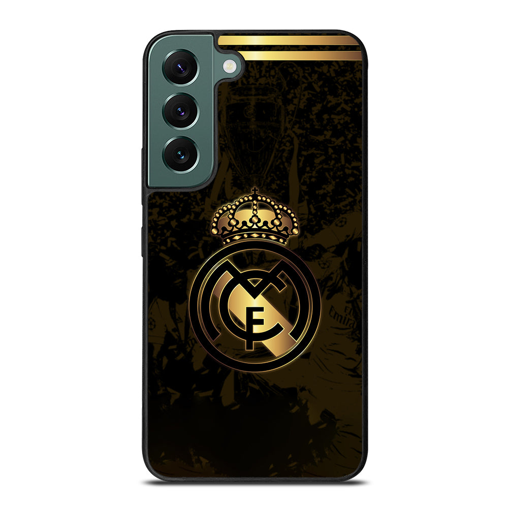 REAL MADRID FC GOLD LOGO Samsung Galaxy S22 Case Cover