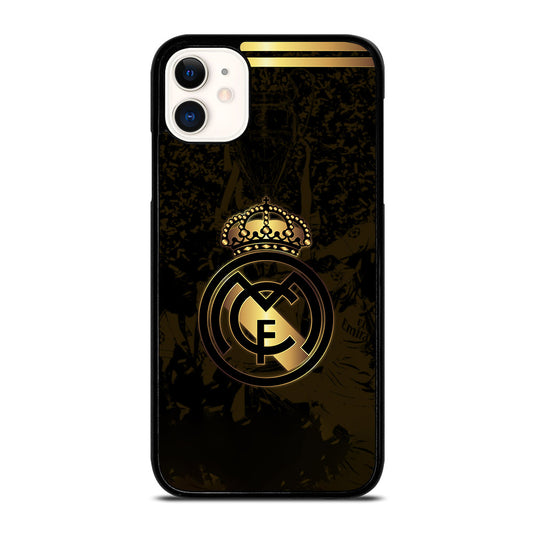 REAL MADRID FC GOLD LOGO iPhone 11 Case Cover