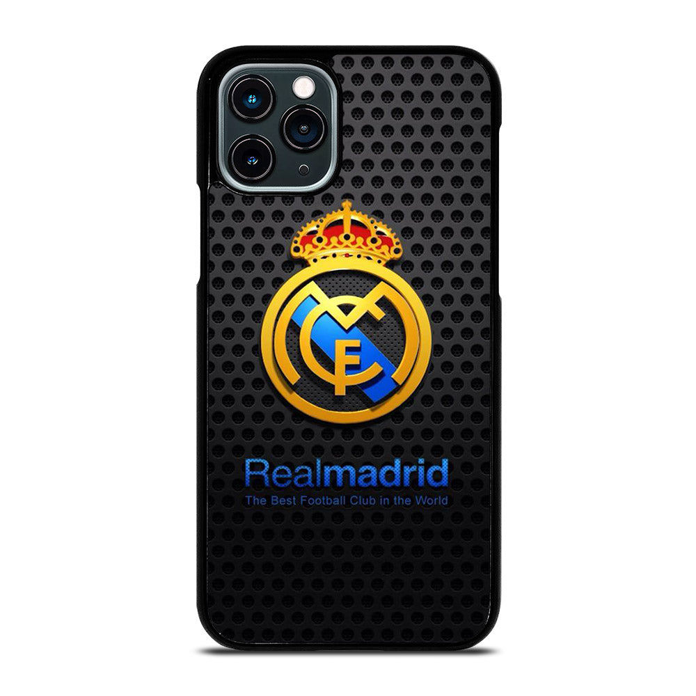 REAL MADRID FC METAL LOGO iPhone 11 Pro Case Cover