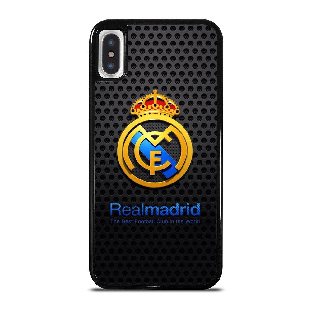 REAL MADRID FC METAL LOGO iPhone X / XS Case Cover