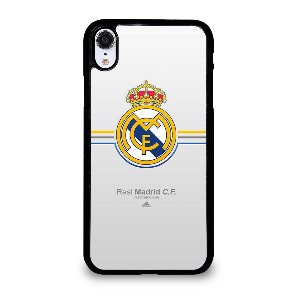 REAL MADRID FC STRIPE LOGO iPhone XR Case Cover