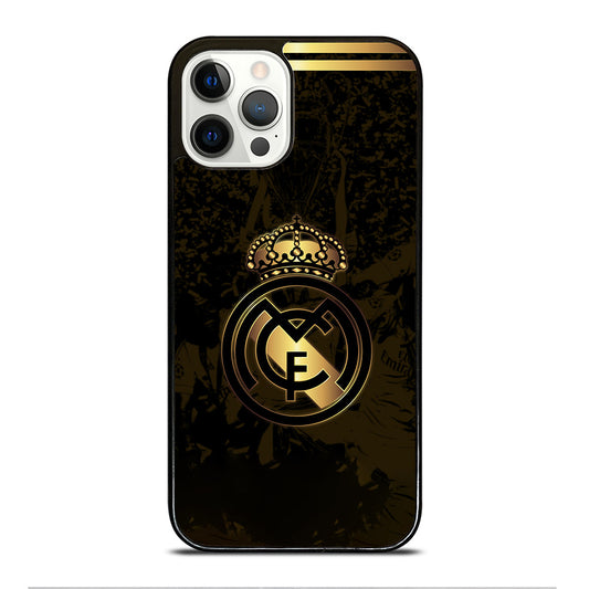 REAL MADRID FC GOLD LOGO iPhone 12 Pro Case Cover