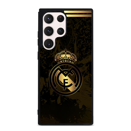 REAL MADRID FC GOLD LOGO Samsung Galaxy S23 Ultra Case Cover