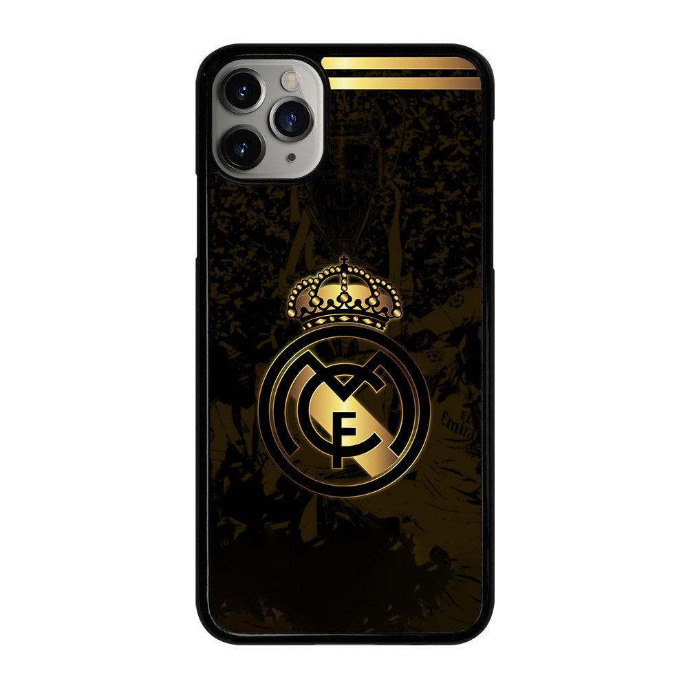 REAL MADRID FC GOLD LOGO iPhone 11 Pro Max Case Cover