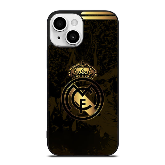 REAL MADRID FC GOLD LOGO iPhone 13 Mini Case Cover