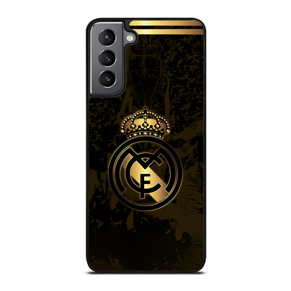REAL MADRID FC GOLD LOGO Samsung Galaxy S21 Plus Case Cover