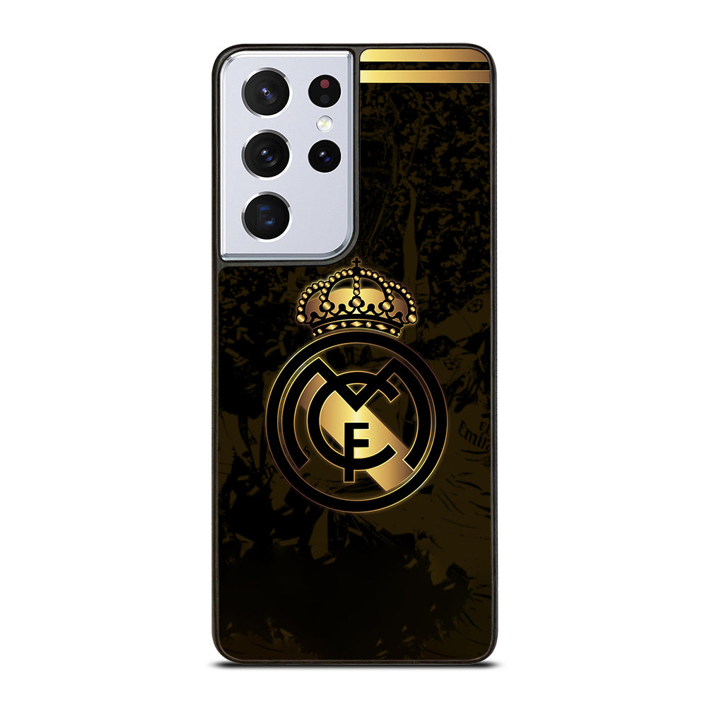 REAL MADRID FC GOLD LOGO Samsung Galaxy S21 Ultra Case Cover