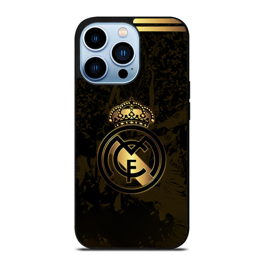 REAL MADRID FC GOLD LOGO iPhone 13 Pro Max Case Cover