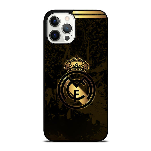 REAL MADRID FC GOLD LOGO iPhone 12 Pro Max Case Cover