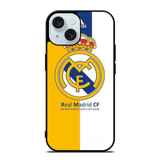 REAL MADRID FC LOGO iPhone 15 Case Cover