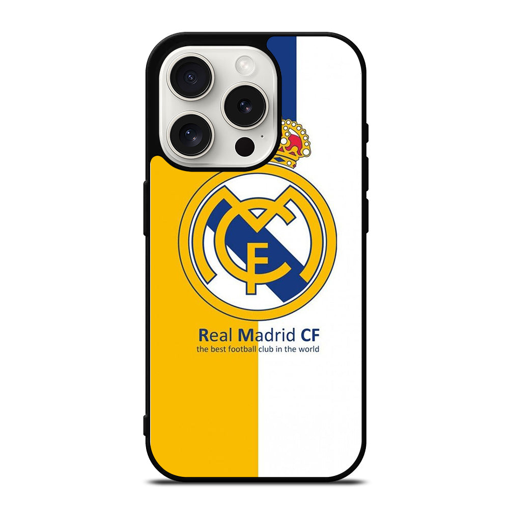 REAL MADRID FC LOGO iPhone 15 Pro Case Cover