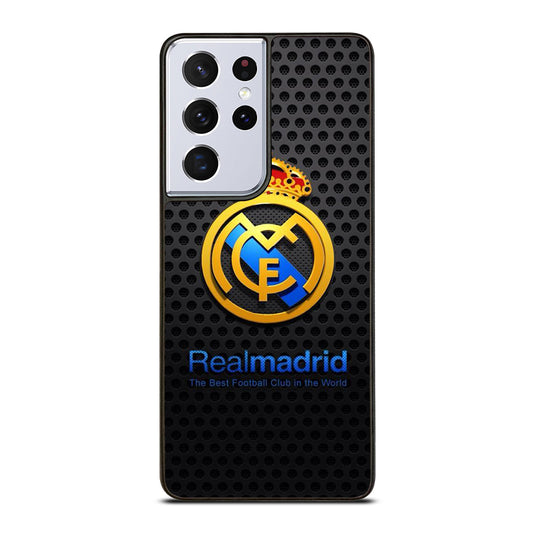 REAL MADRID FC METAL LOGO Samsung Galaxy S21 Ultra Case Cover